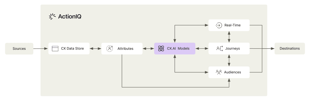 ActionIQ is hosting the data and models powering AI use cases for a media client.
