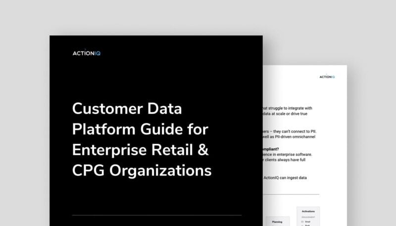 Customer Data Platform guide for Retail and CPG Organizations